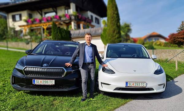 Roland Bamberger vergleich zwei Elektroautos