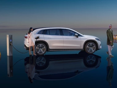 Elektroauto Modell: Mercedes EQS 450+ SUV