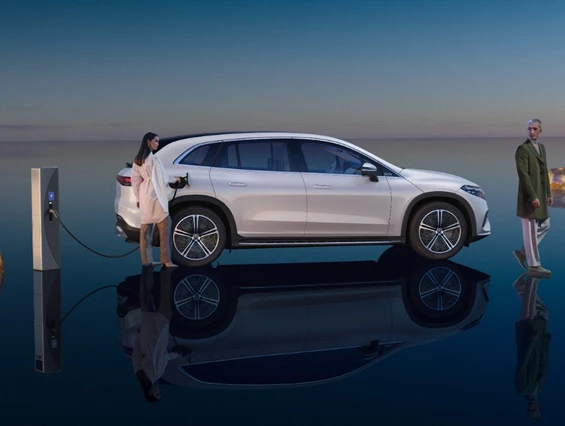 Elektroauto Modell: Mercedes EQS 450+ SUV
