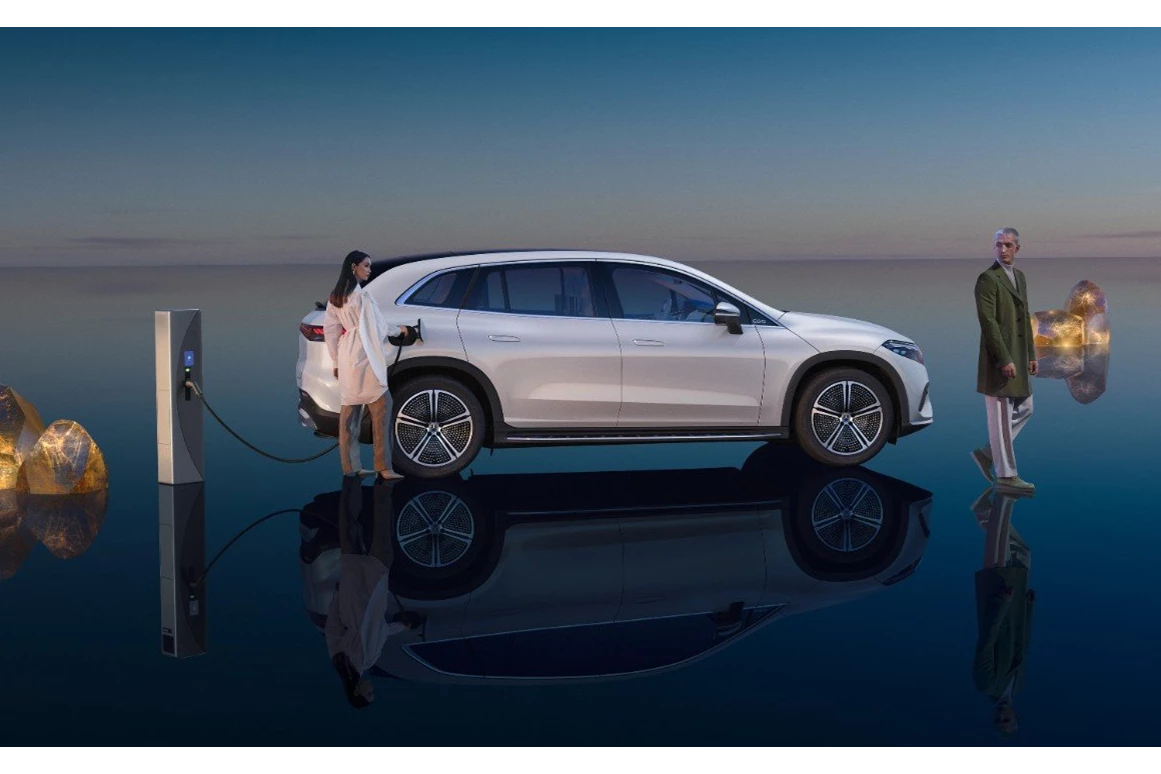 Elektroauto Modell: Mercedes EQS 450+ SUV