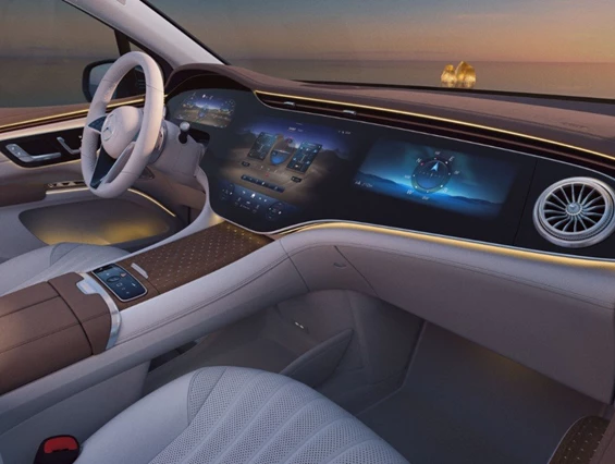 Elektroauto Modell: Mercedes EQS 450+ SUV