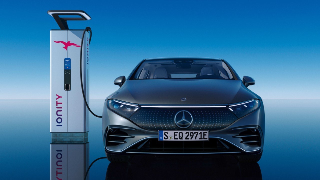 Elektroautos - Schnellladen - Mercedes EQS 450+