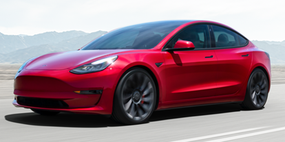 Electric cars - Akku-Kapazität brutto - Tesla Model 3